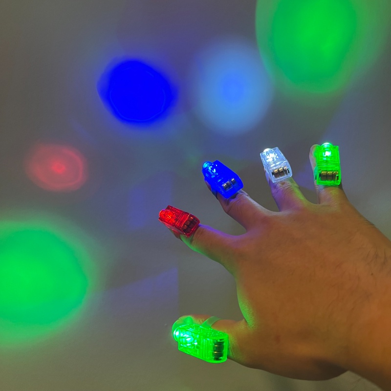Brinquedos De Iluminação Dedo LED Luzes Dedos De Feriado Infantis