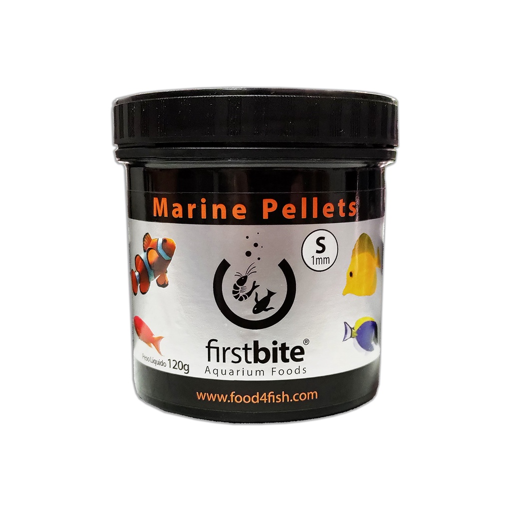 Bcuk Firstbite Marine Pellets - Pote 120g (Grão 1mm) - Ração