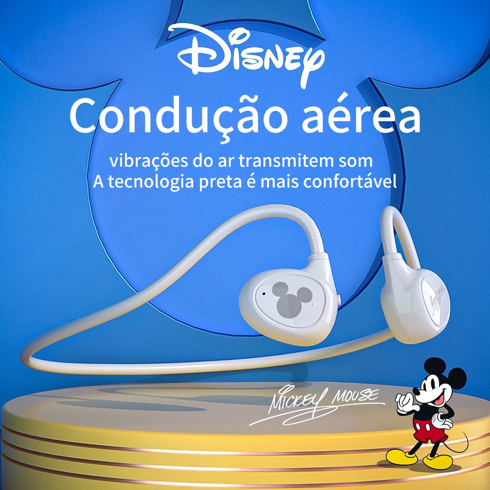 Fones De Ouvido Sem Fio Disney LK09 2022 Bluetooth 5.0 Com Controle Touch HiFi Estéreo À Prova D'água - Audio