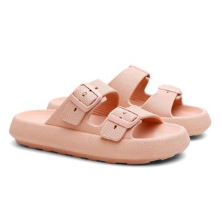 Chinelo Papete Nuvem Feminino Slide Tira Dupla Fivela Casual