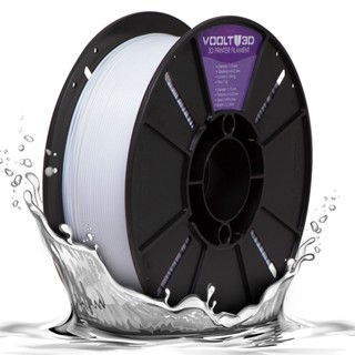 Filamento PLA Branco Velvet Premium 1Kg - Efeito Fosco - Voolt3D Oficial