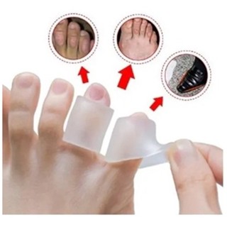 Protetor De Silicone Para Os Dedos Anti Calo Bolhas Joanete