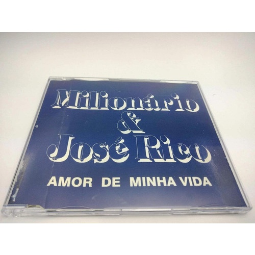 Cd Single - Milionario & Jose Rico - Amor De Minha Vida