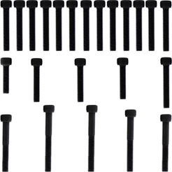 Kit parafusos aço liga tampa motor lateral esquerda+direita CBX200 Strada 1993 a 2003 XR200R NX200 1993 a 2003