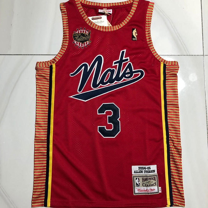 Camisa Bordada Completa NBA Allen Iverson Colete De Basquete