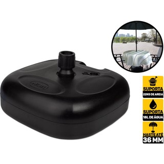Base Para Guarda Sol E Ombrelone Com Suporte Água Areia 19mm a 36mm Mor 003789 em Oferta na Shopee