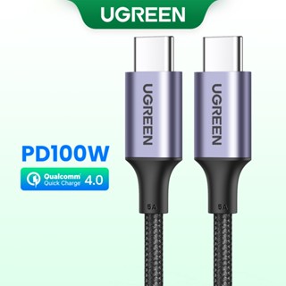 Cabo USB UGREEN PD100W C Para Tipo Carregador Rápido Xiaomi Samsung MacBook iPad 5A Telefone Móvel