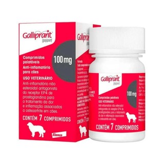 Galliprant 100mg Elanco Cães 7 Comprimido Anti-inflamatório em Oferta na Shopee