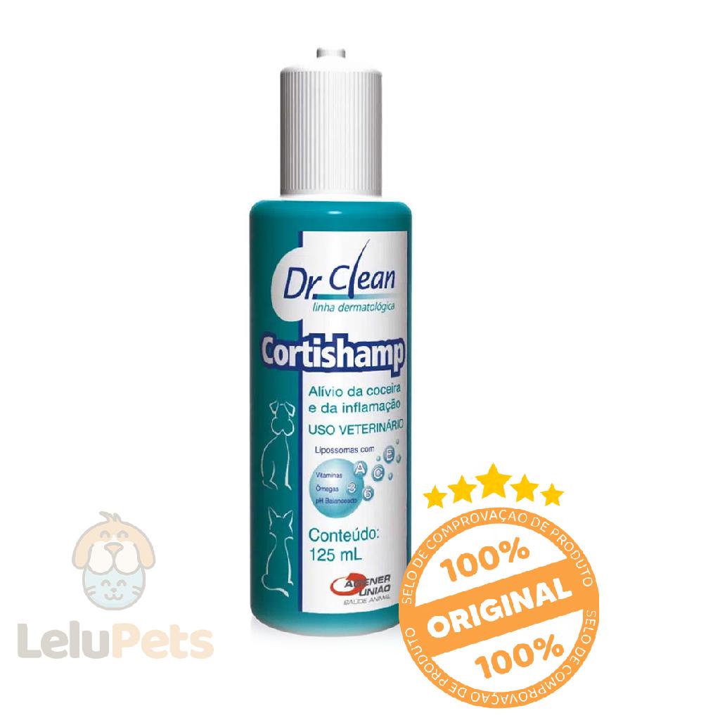 Cortishamp Shampoo Para Cães e Gatos 125ML Agener União - Pets