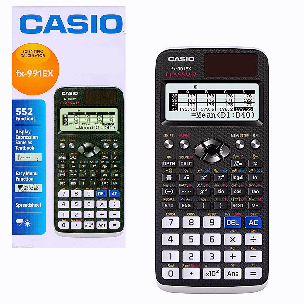 Calculadora Científica Casio FX-991ES Plus-2S4DT, 417 Funções + 04 Linhas,  Display Natural - Calculadora Científica - Magazine Luiza