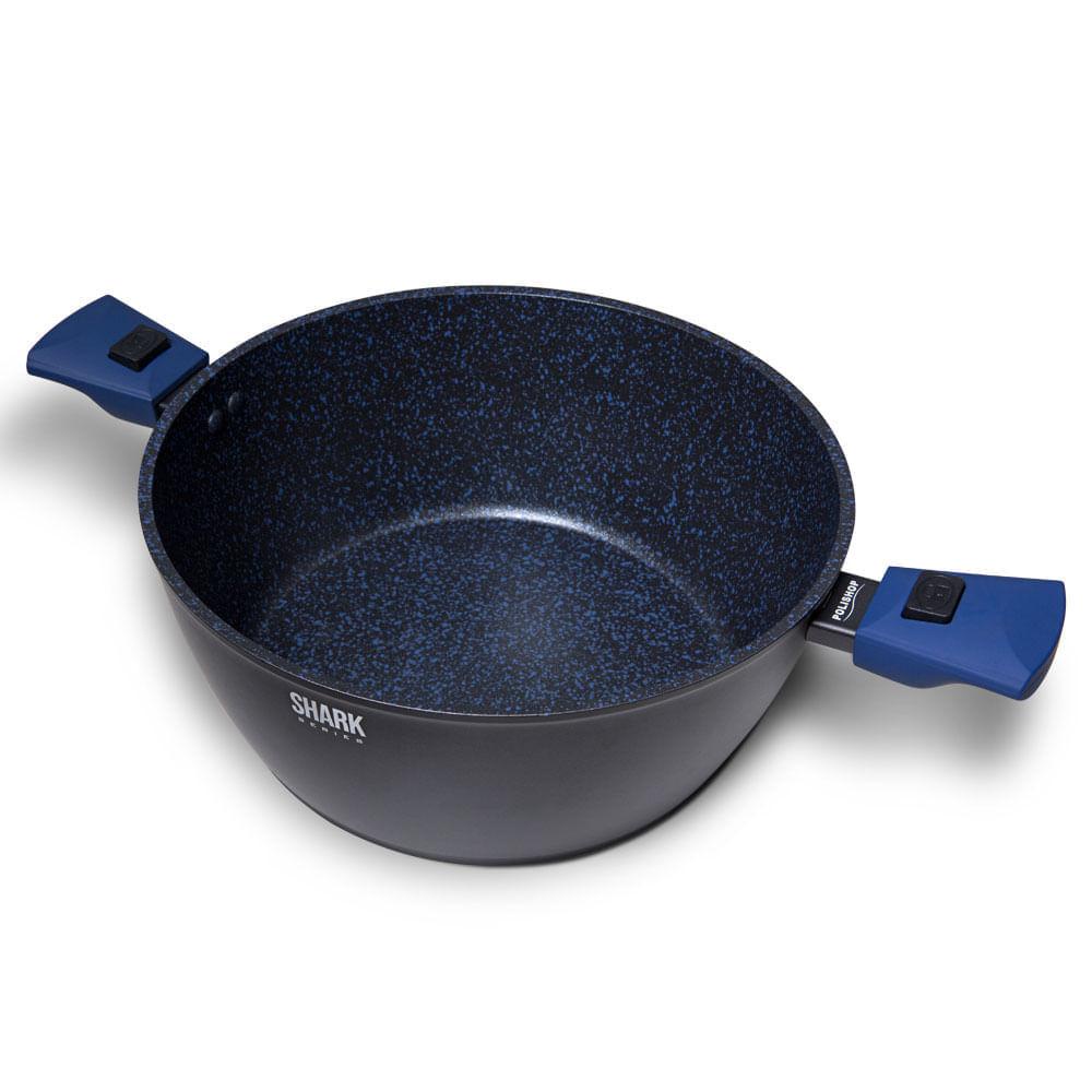 Panela Polishop Ichef Ultra Family Size 28cm Shark Series Azul