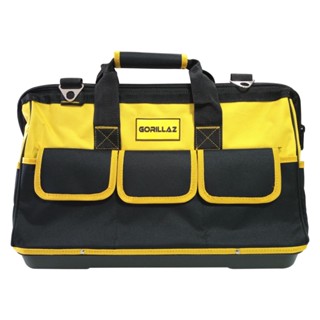 Bolsa Oxford 600D Fundo de Borracha Para Ferramentas Eletricista, Pedreiro, Instalador 16 bolsos 20 Polegadas