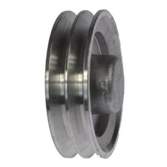 Polia De Aluminio 2 Canais Perfil A 120 Mm Mademil