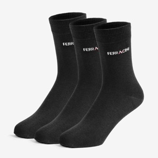 Kit de Meias Algodão Ferracini Masculino KIT BL PRETA