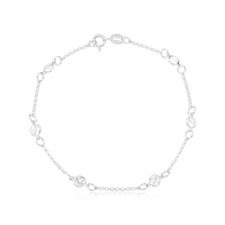 Tornozeleira Pontos De Luz 4mm Prata 925 em Oferta na Shopee