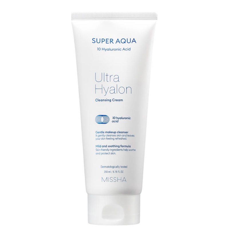 Creme De Limpeza MISSHA Super Aqua Ultra Hyalron 6.67 fl.oz/200ml (Data De Validade : 2029.02)