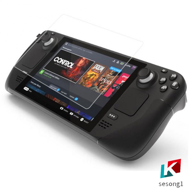 Filme De Vidro Temperado SESONG Compatível Com Protetor De Tela Para Console Steam Deck Game 9h