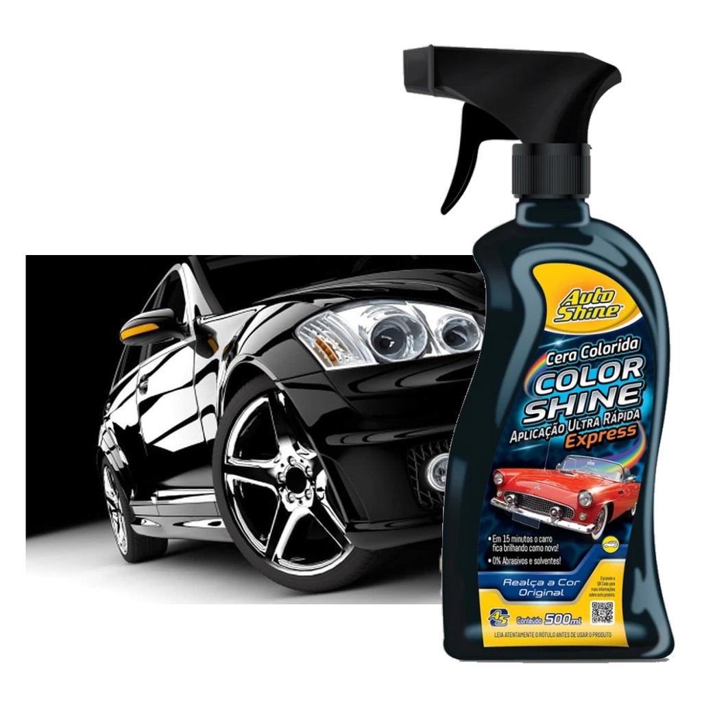 Cera Liquida Express para carros Pretos Autoshine 500ml | Shopee Brasil