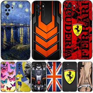 Para Xiaomi Redmi Nota 10 4G Capa 6.43polegadas Note 10S Traseira Note10 Note10S S-Choques De Silicone Preto panda Veado Lua