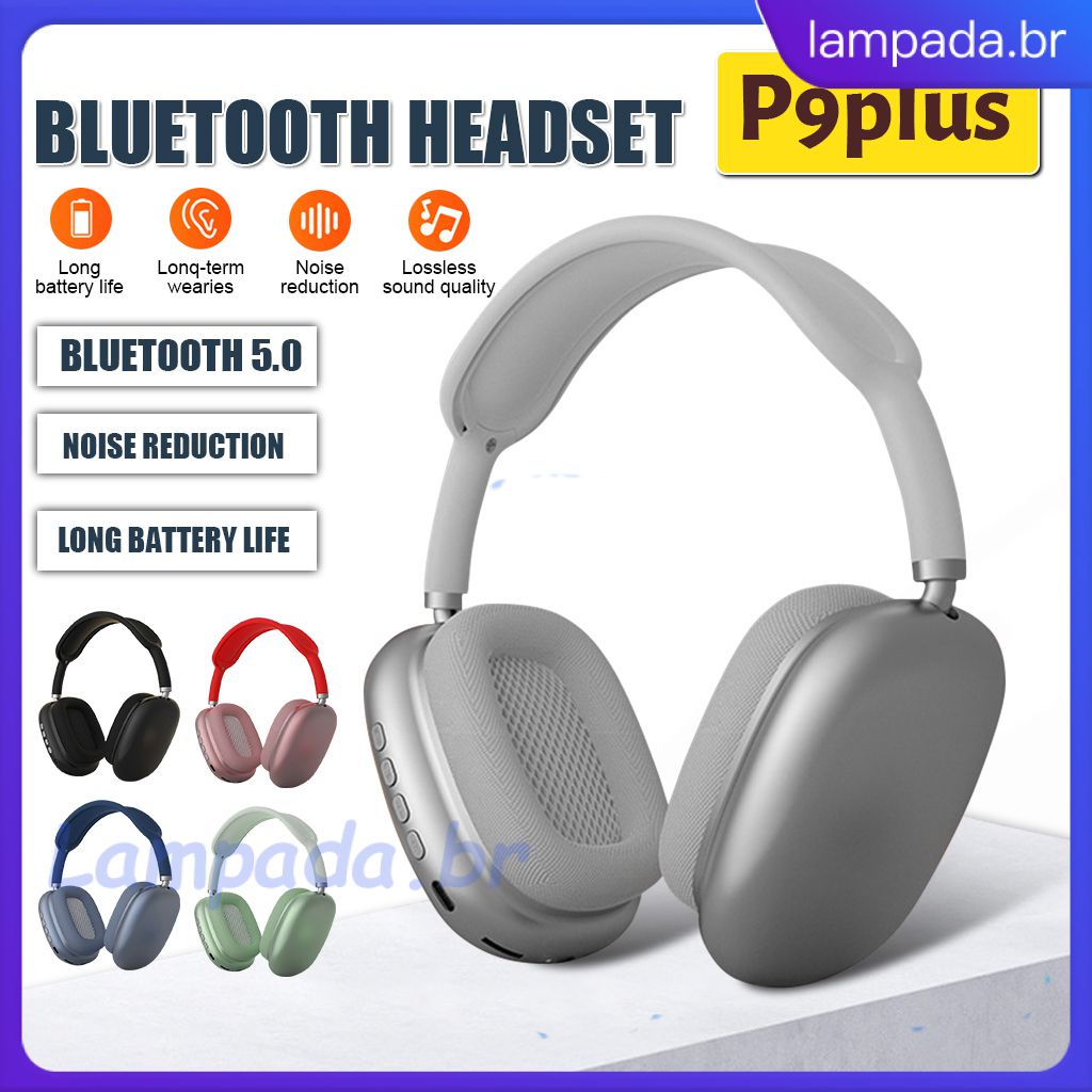 Fone De Ouvido Bluetooth P9 Air Max Esportivo Sem Fio De Dupla Face Estéreo  - Escorrega o Preço