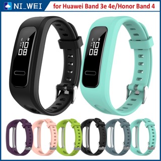 Pulseira Esportiva De Silicone Para Huawei band 3e 4e Alça Suave Correia De Tudo em um Para Huawei Honor Band 4 Running Version