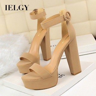 IELGY Sapato Plataforma Feminino Impermeável
