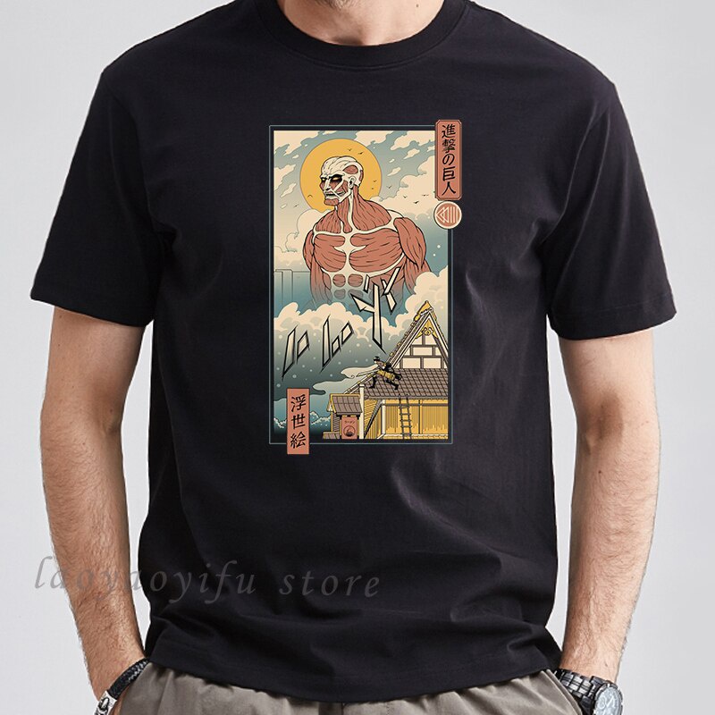 Camisetas anime estampa Attack on Titan - Camisetas anime 30.1