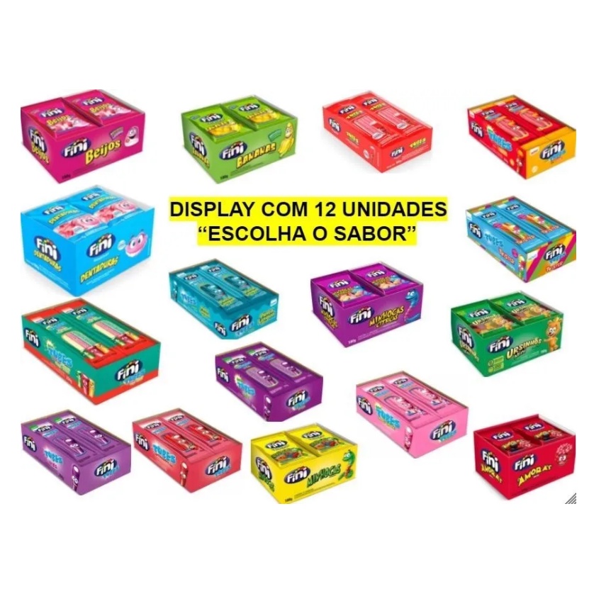 Bala Fini Caixa C/12 Unidades