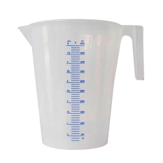 Jarra Graduada 5 Litros Branca Com Escala 2167 BREMEN em Oferta na Shopee