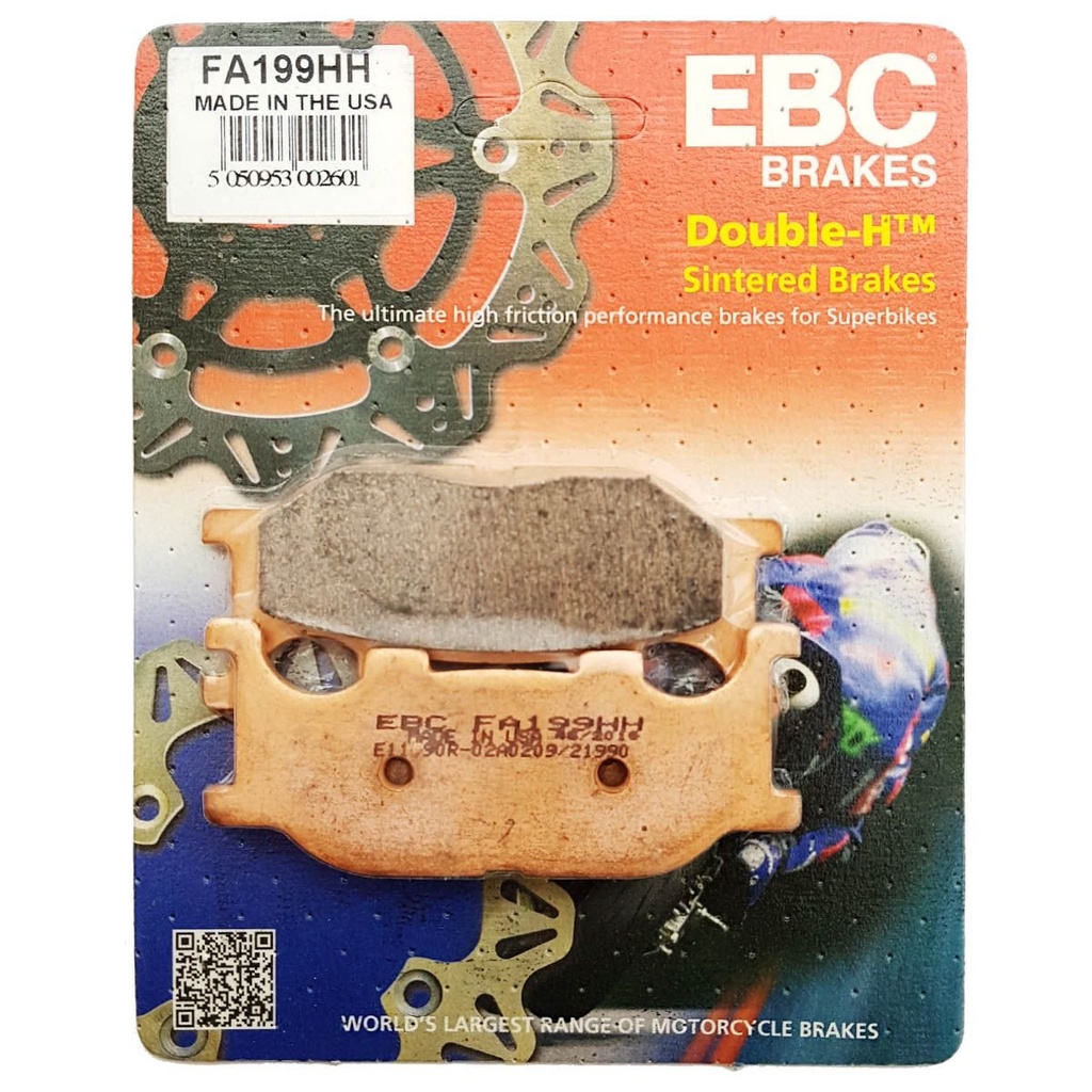 Pastilha Freio EBC FA199HH Virago 535 96 END / DRAG STAR 650 / Virago 1100 Diant / Midnight Diant