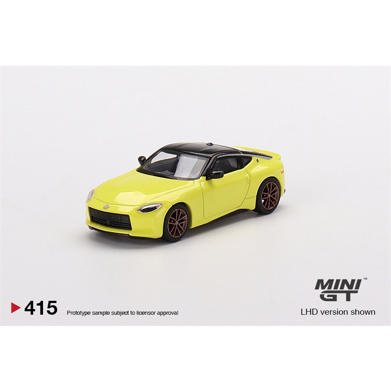 MINI GT 1:64 Nissan Z Proto Spec 2023 Ikazuchi Yellow LHD Diecast