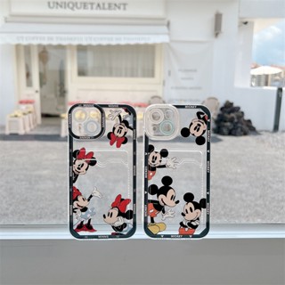 Capa Para iPhone 14 13 11 12 Pro Max 7 8Plus X XR XSMax Transparente Porta-Cartões À Prova De Choque De Celular