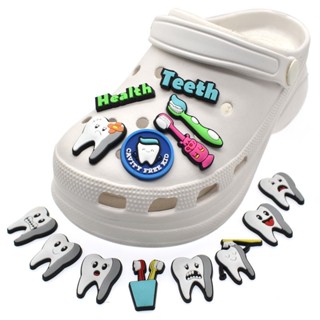 croc De Dentisit Bonito Jibbitz Sapatos Médicos Encantos Para Escova De Dentes Jibits Charme Jibitz Crocks Homens Acessórios Decoração