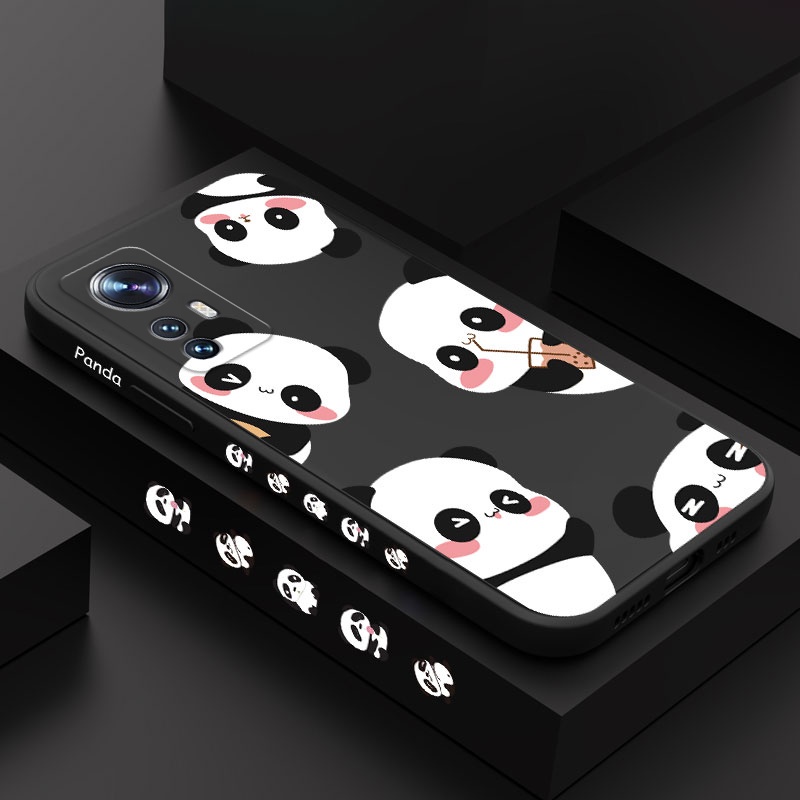 Capa De Telefone Panda Para Xiaomi Mi 12 12X 12S 11 Pro Lite Ultra 11Lite Com Design Criativo