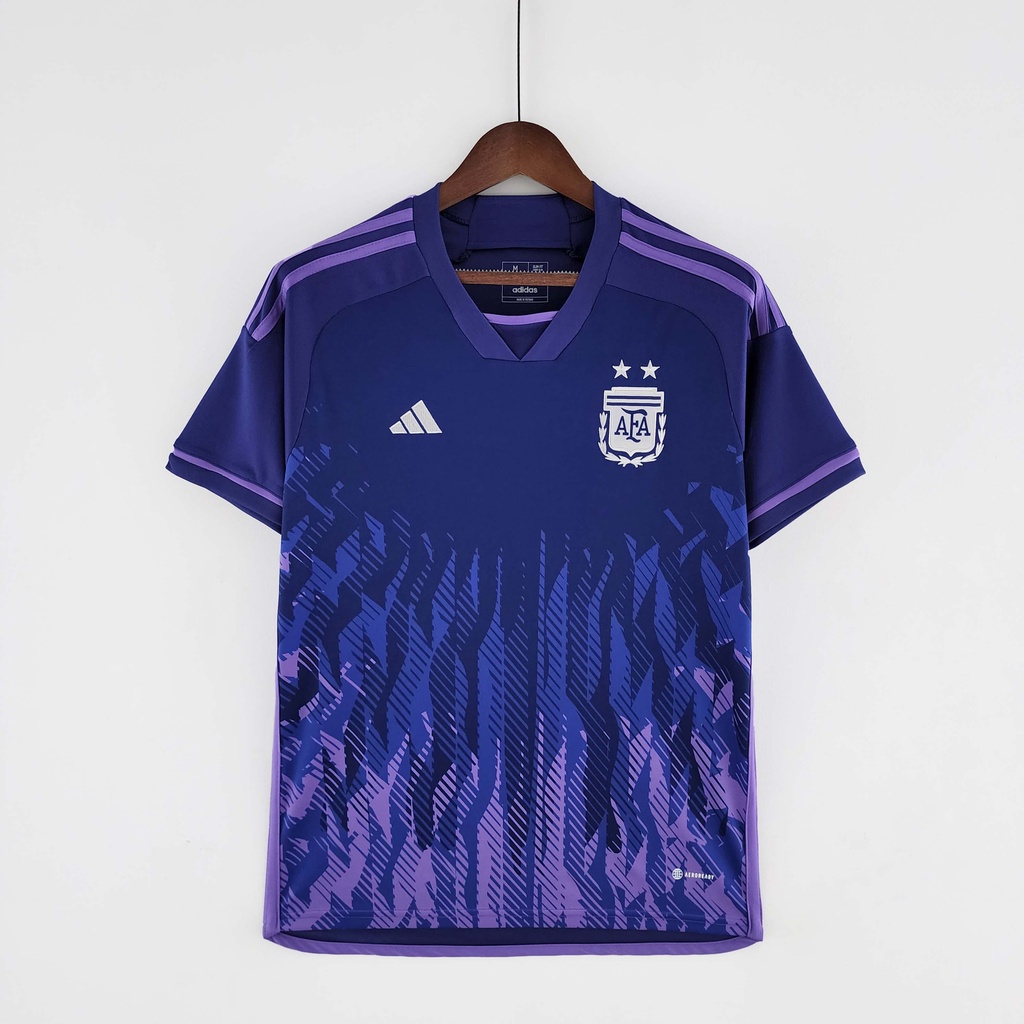 Camisa De Time Tailandesa 22/23 Futebol Argentina Away/Azul camisa da ...