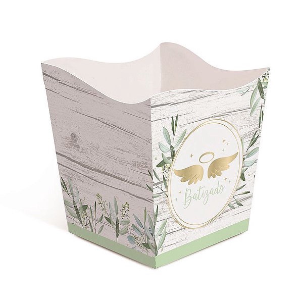 Cachepot  - Festa Batizado 2 - 08 unidades - Cromus - Rizzo Festas em Oferta na Shopee