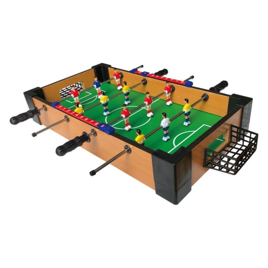 Totó Super Craque Junior Pebolim Mesa de Futebol Portátil Infantil Kids DM Toys DMT5751