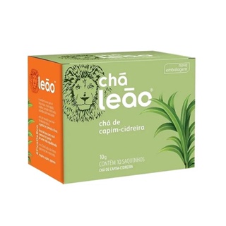 Chá de Capim Cidreira 10 sachês de 1g - Chá Leão em Oferta na Shopee