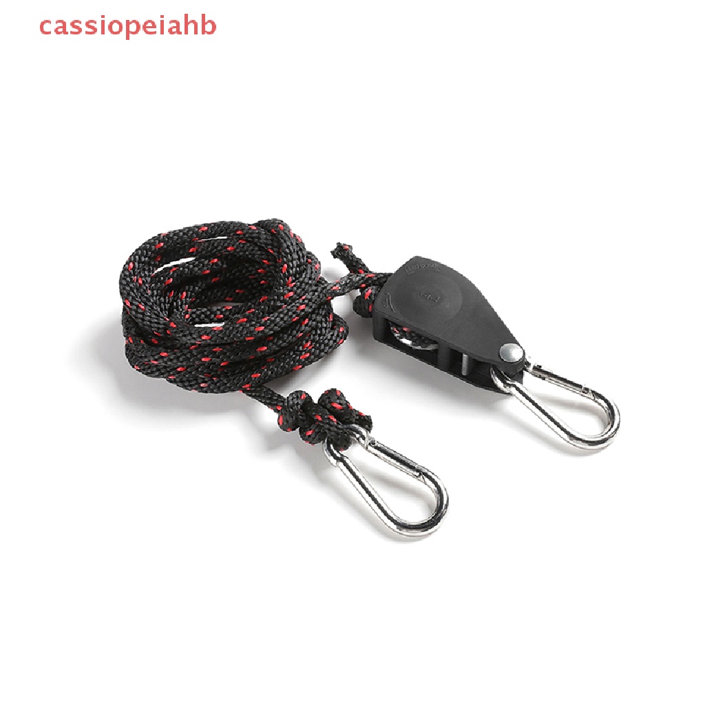 Vibury 8 Pezzi Pulegge A Cricchetto Per Piante – Corda In Nylon 2,4 M, Moschettoni, Portata 68 Kg