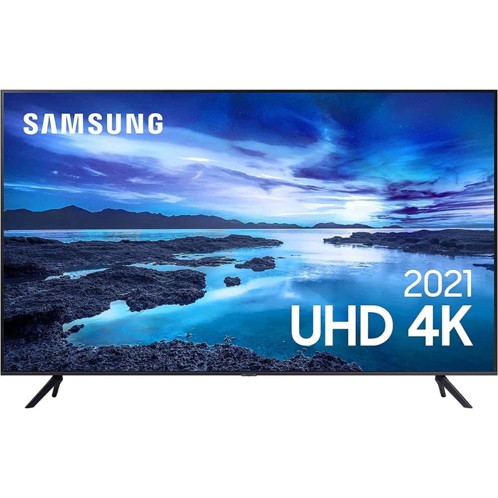 TV 55P SAMSUNG CRYSTAL SMART 4K COMANDO VOZ UN55AU7700GXZD