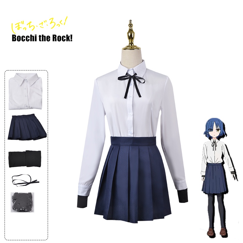 Anime Bocchi The Rock Cosplay Costume Ijichi Nijika YamadaRyo Outfit Fancy  Dress Party | Shopee Brasil