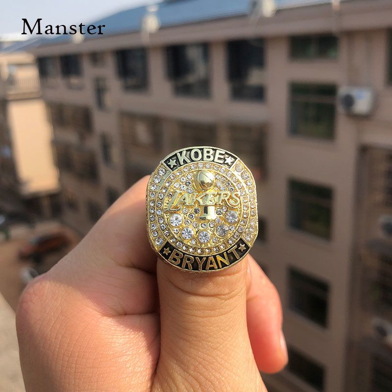 Lakers Warriors Bulls Nba Championship Ring Kobe James Curry Basketball Jogo De Basquetebol Menino Presente Colecao De Fas Lembrancas Shopee Brasil