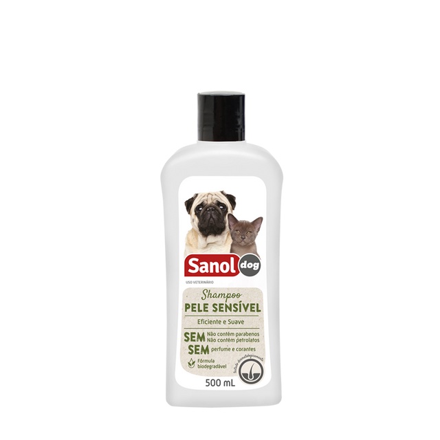Shampoo Sanol Dog Pele Sensível 500 ml