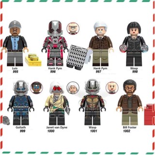Brinquedos Educativos Minifiguras Robô Maravilha Amigos Montados Bloco De Construção Homem-Formiga