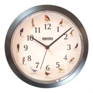 Relógio De Parede Decorativo Canto Dos Pássaros Do Brasil em Oferta na Shopee