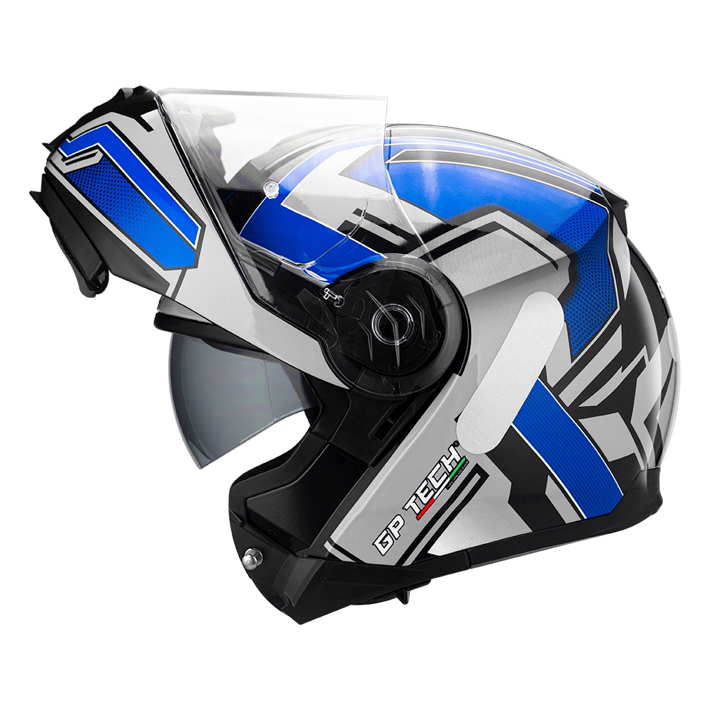 Capacete GP TECH A118 SV Fusion Articulado Robocop em Oferta na Shopee