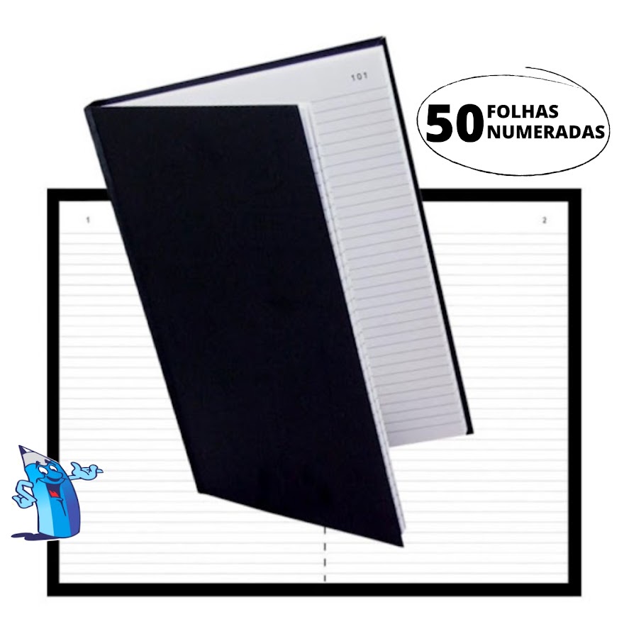 Livro Atas 50 Folhas Numeradas Sao Domingos em Oferta na Shopee