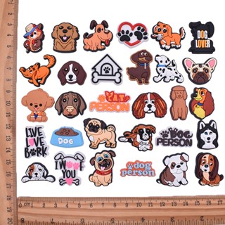 Bonito Shih Tzu croc jbitz Charme Bulldog Jibits Dálmata Cão Sapato Encantos Pinos Husky Pata Jibitz Crocks Para Sapatos em Oferta na Shopee