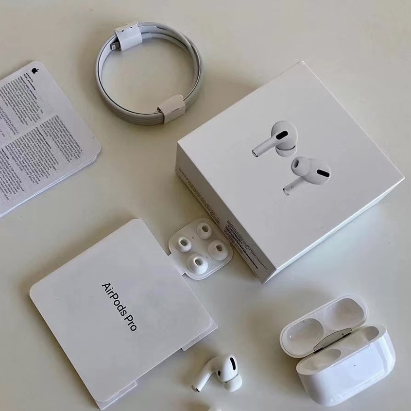 Apple AirPods Pro TWS Fones De Ouvido Bluetooth Originais OEM Pop Up/Carregamento Sem Fio/Renomear