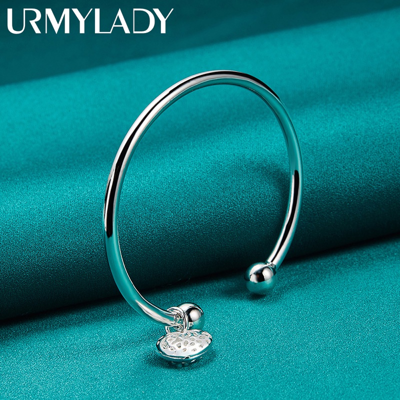 URMYLADY 925 Pulseira De Prata Esterlina Punho De Coração Para Festa De Noivado De Casamento Jóias De Moda